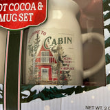 Nostalgic Winter Mug Set, Christmas Trees and The Cabin