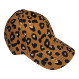 Time and Tru Brown Leopard Print Baseball Cap One Size Adjustable Strap