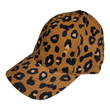 Time and Tru Brown Leopard Print Baseball Cap One Size Adjustable Strap