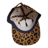 Time and Tru Brown Leopard Print Baseball Cap One Size Adjustable Strap