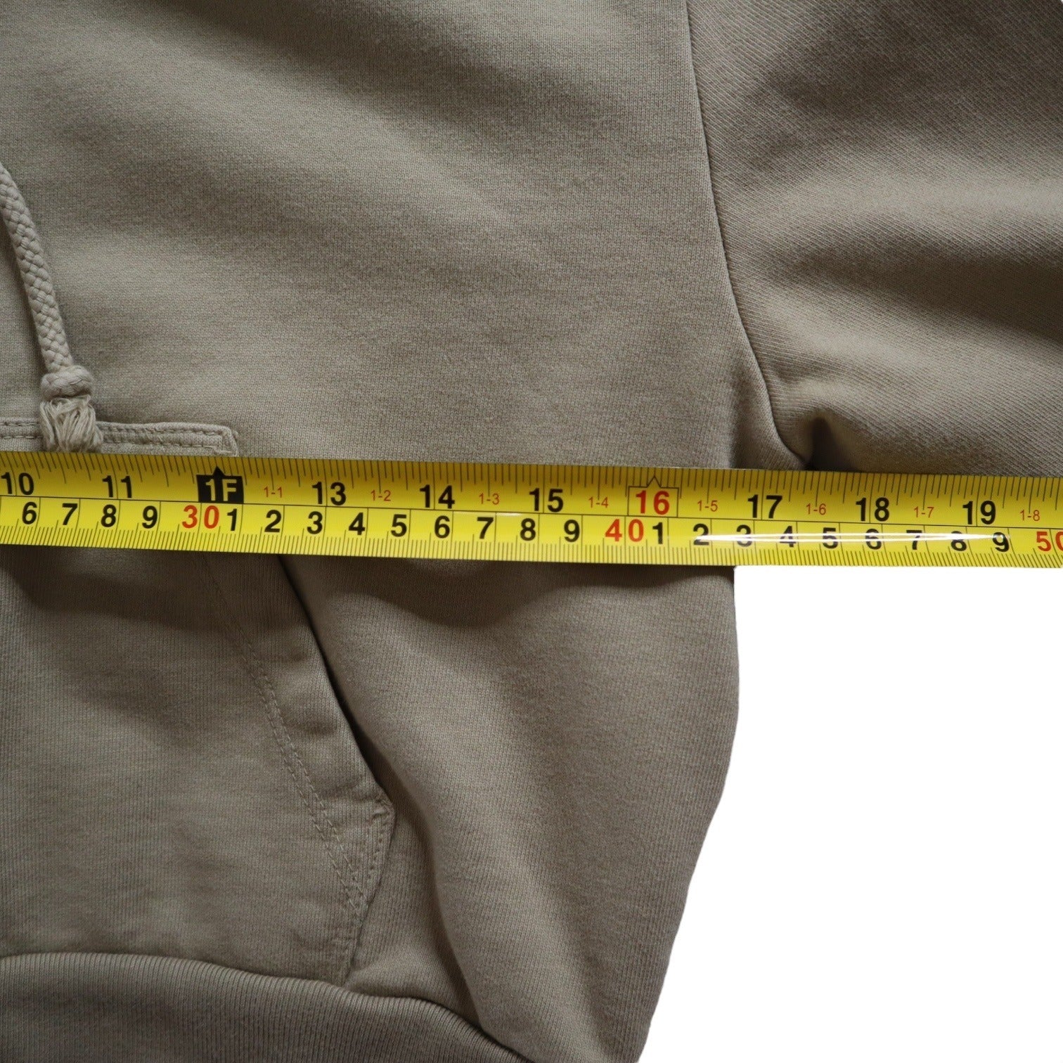 Brandy Melville Beige Zip Up Cropped Hooded Sweater Size Women's Small
