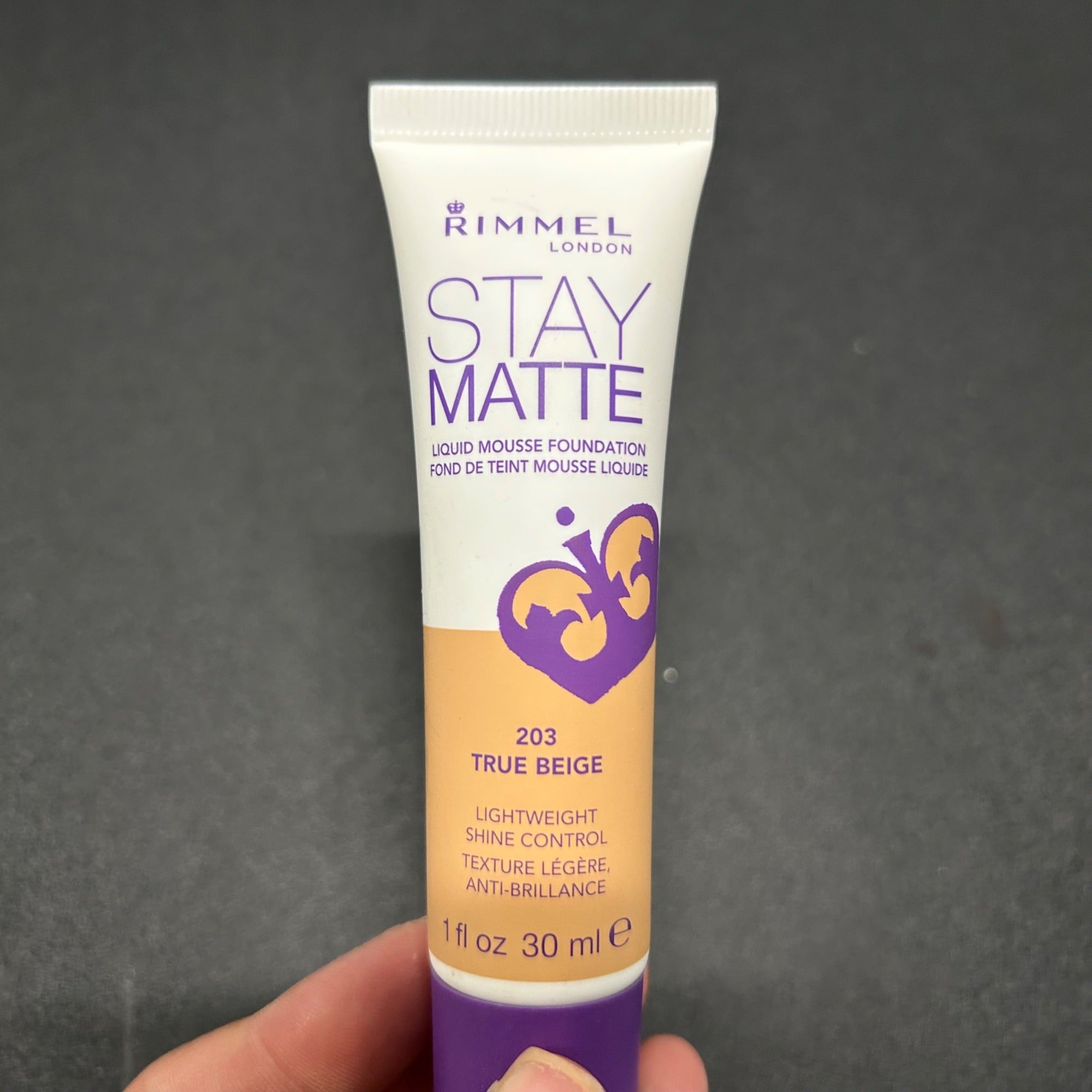 Rimmel London Stay Matte Liquid Mousse Foundation 203 True Beige 1 Fl Oz