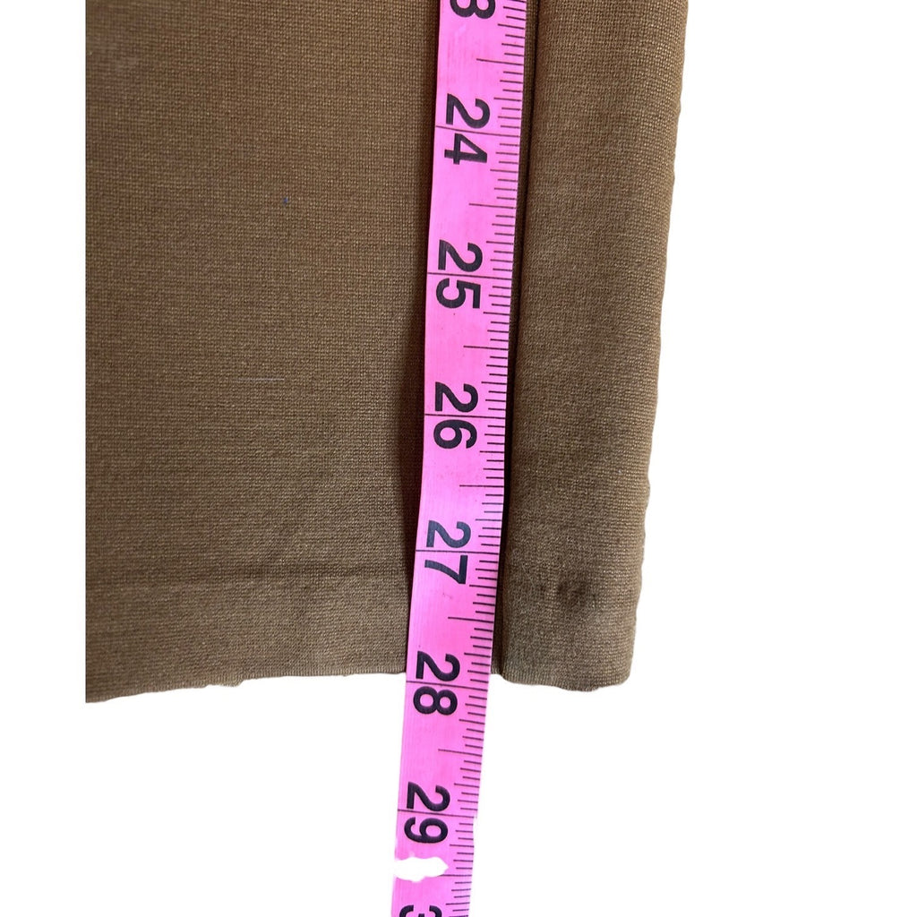 TG-45 Michael Kors Women’s Size Medium Brown Trousers with Gold Tone Button