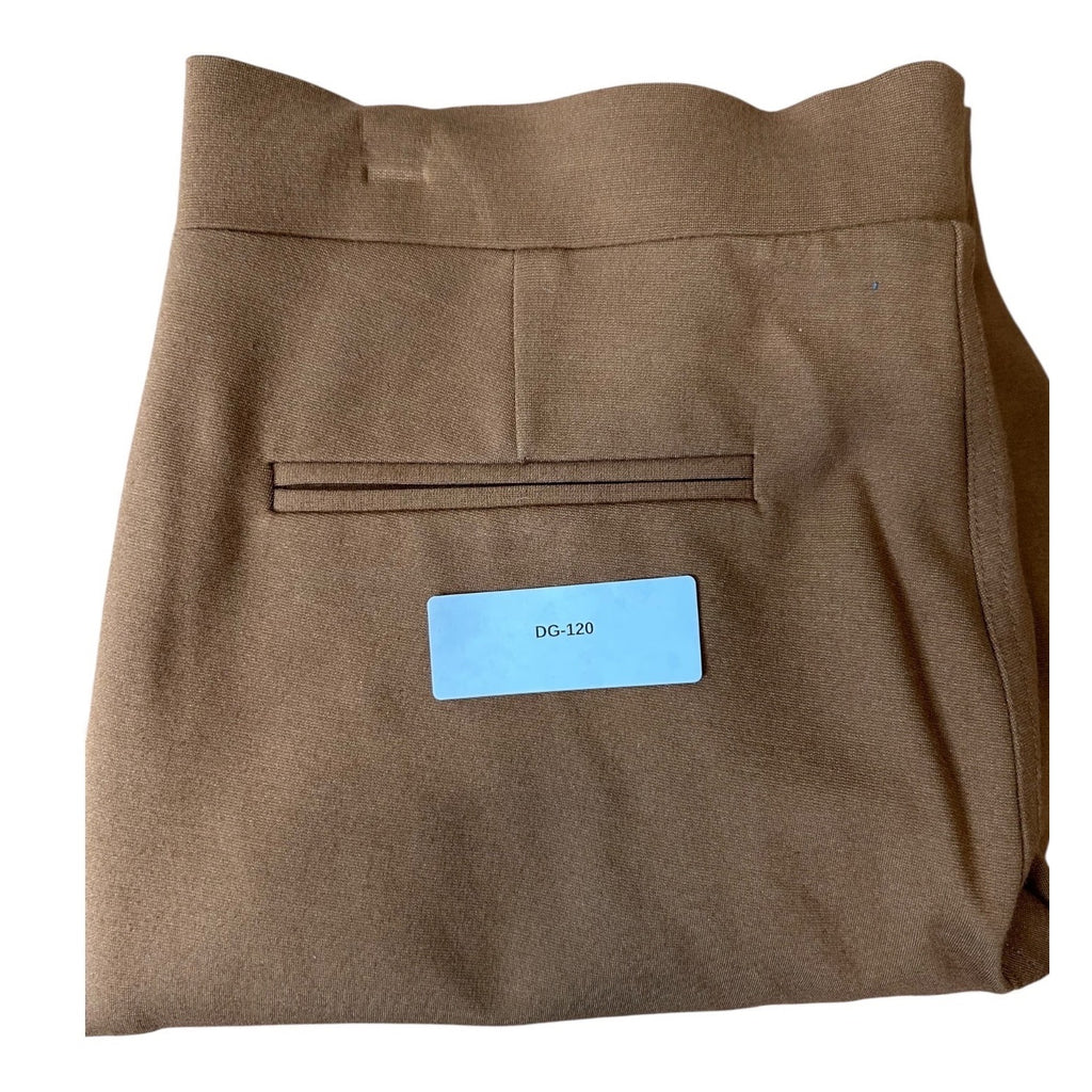 TG-45 Michael Kors Women’s Size Medium Brown Trousers with Gold Tone Button