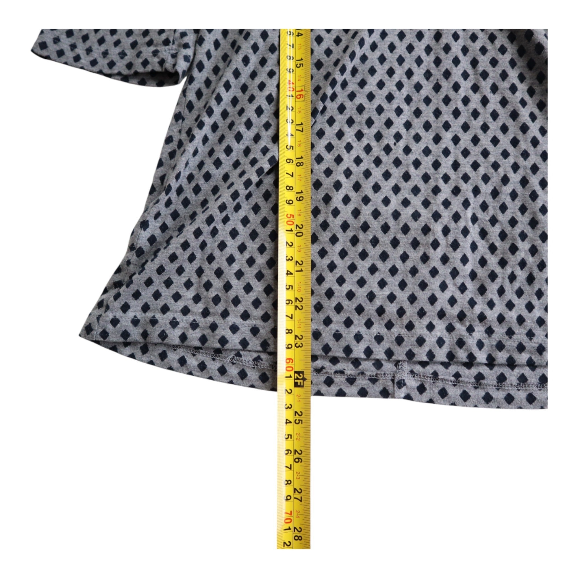 Victoria's Secret Gray V-Neck Half Button Up Elbow Length T-Shirt Size Small