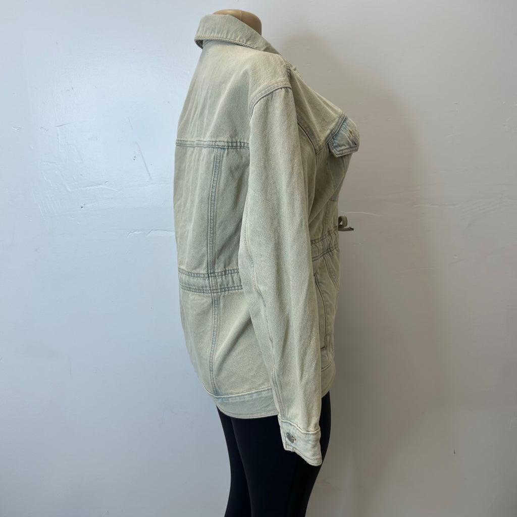 K-83 Universal Thread Women's Denim Cinched Jacket Vintage Wash Size XS
