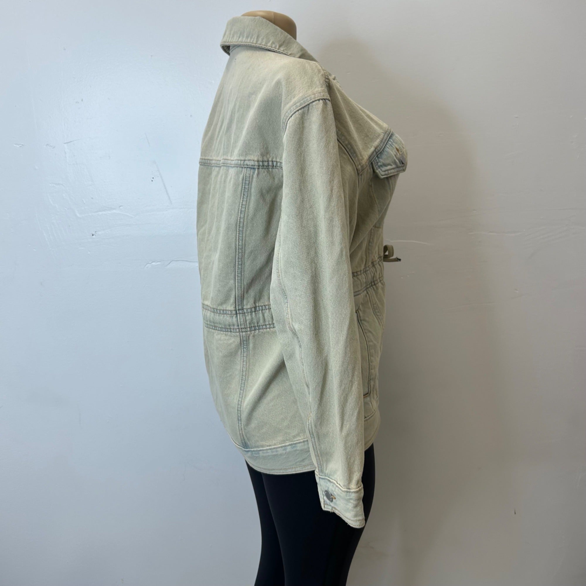 K-83 Universal Thread Women's Denim Cinched Jacket Vintage Wash Size XS