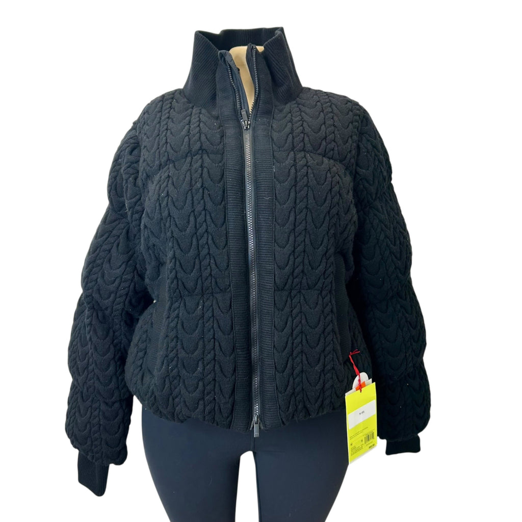 K-101  Women's Puffer Jacket - Black Size Medium