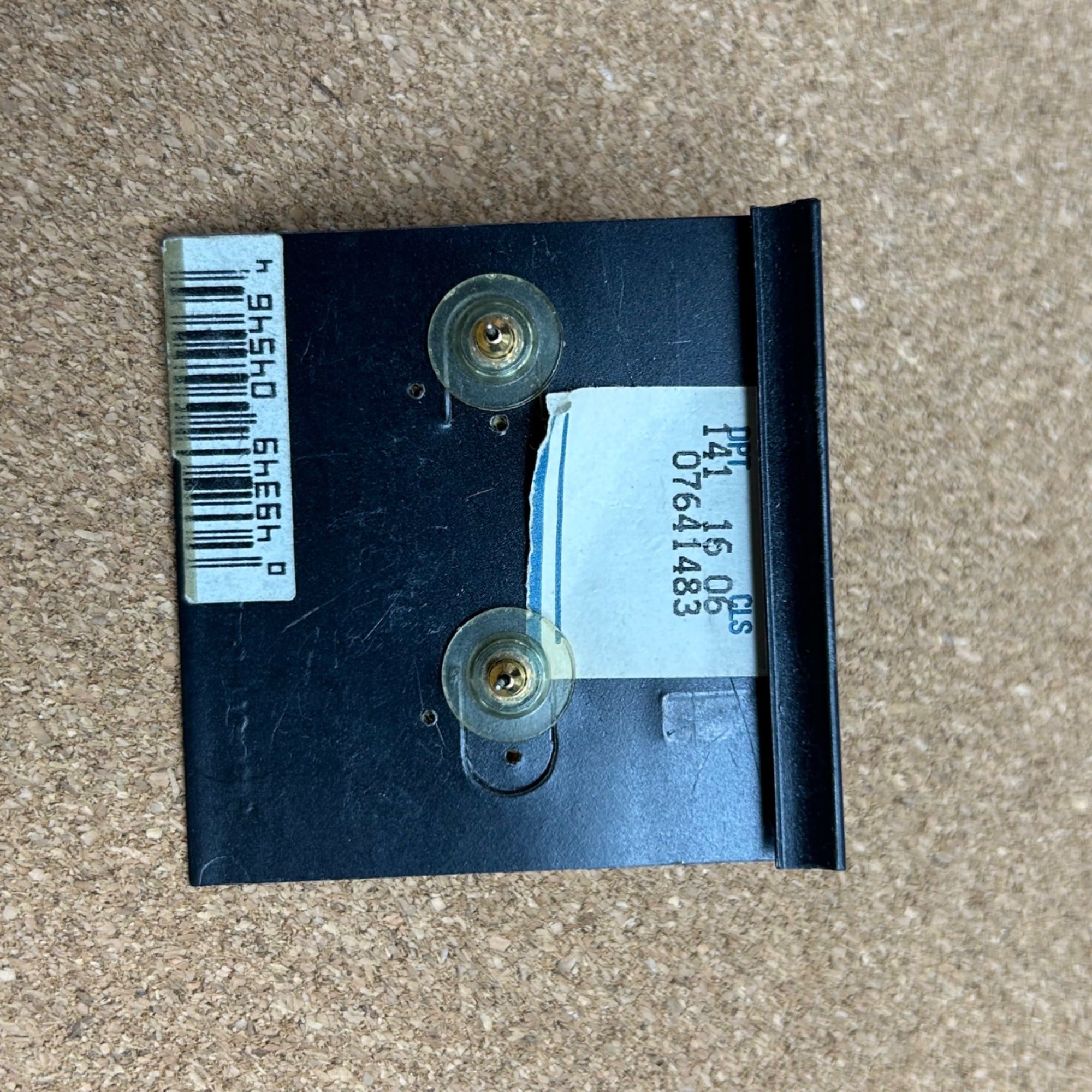 J-422 Savvy Swarovski Full Lead Crystal Earrings With Purple & Clear Stones