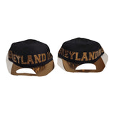 Disneyland Resort Black & Gold Snapback Caps Set Of 2 Adjustable Adult Size, NWT