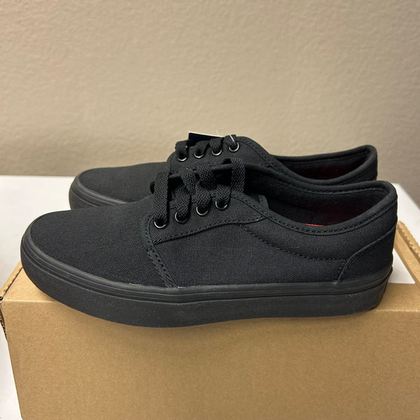 Shoes for Crews ‘Merlin’ Unisex Black Canvas Shoes Men’s 4.5 Women’s 6