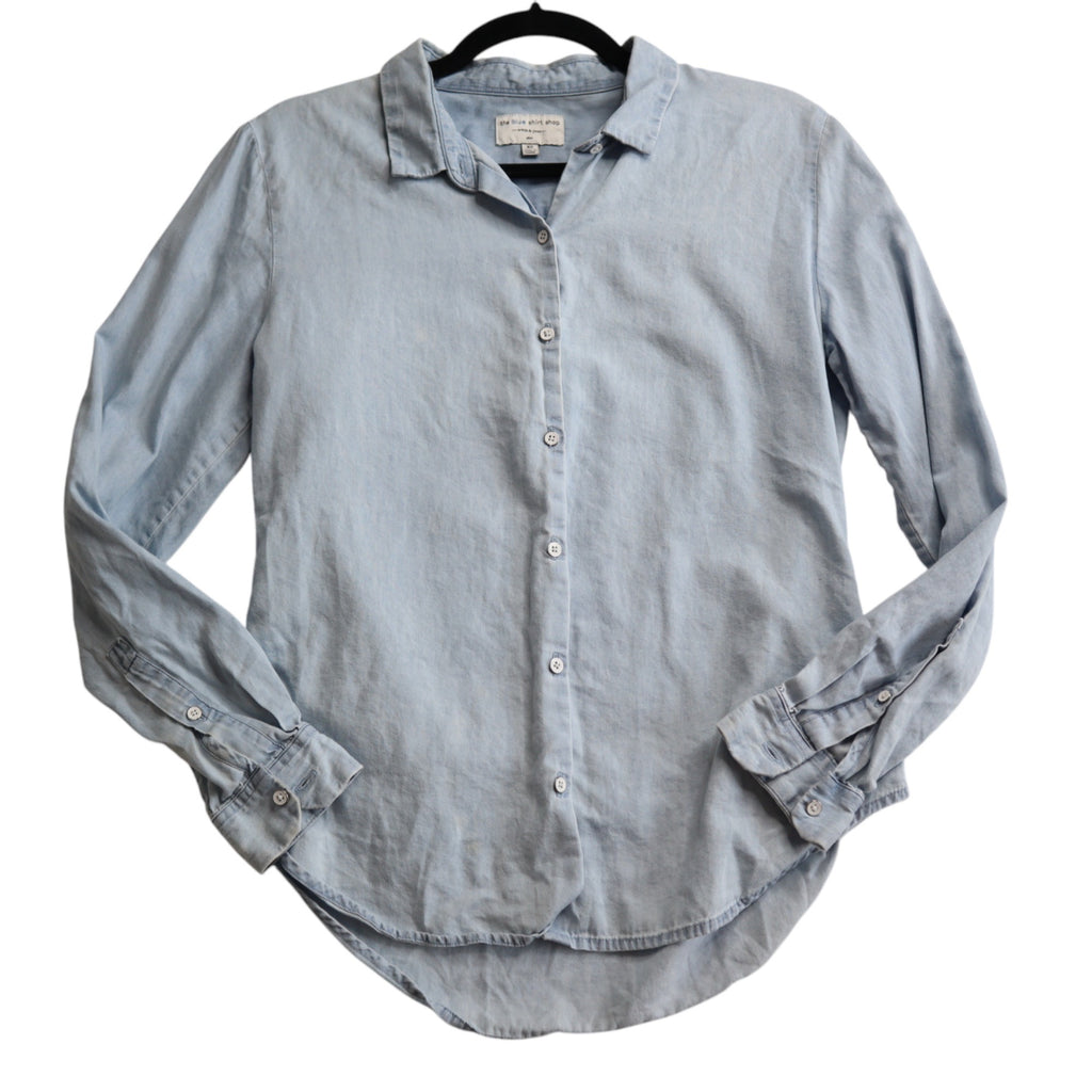 The Blue Shirt Shop Slim Fit Long Sleeve, Collared Shirt Women's Size XS