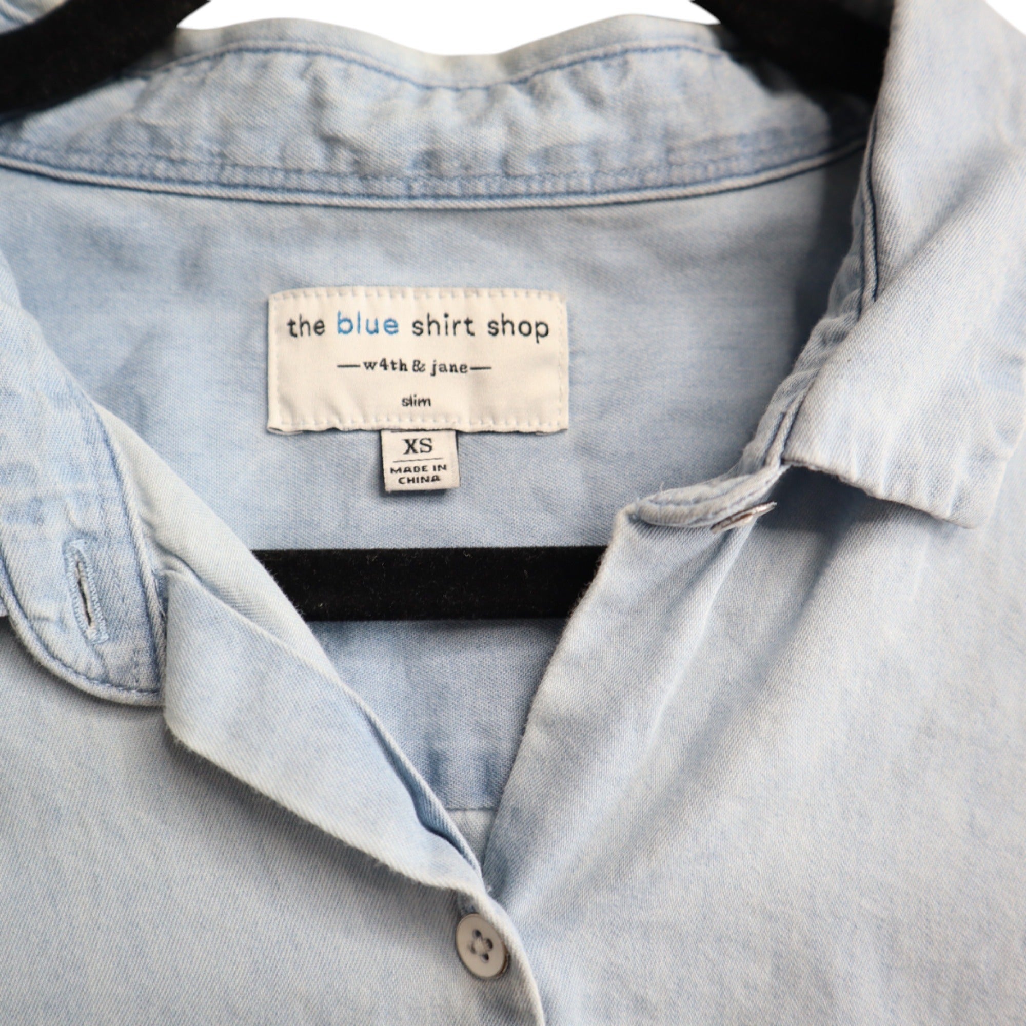 The Blue Shirt Shop Slim Fit Long Sleeve, Collared Shirt Women's Size XS