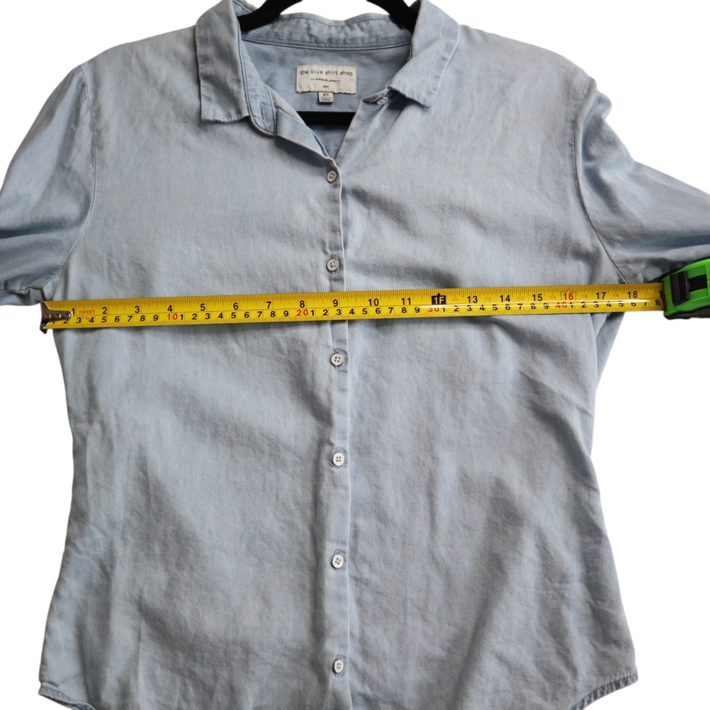 The Blue Shirt Shop Slim Fit Long Sleeve, Collared Shirt Women's Size XS