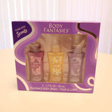 Body Fantasies Timeless Scents 3 Piece Set Fragrance Body Sprays, 1.7 FL OZ Each