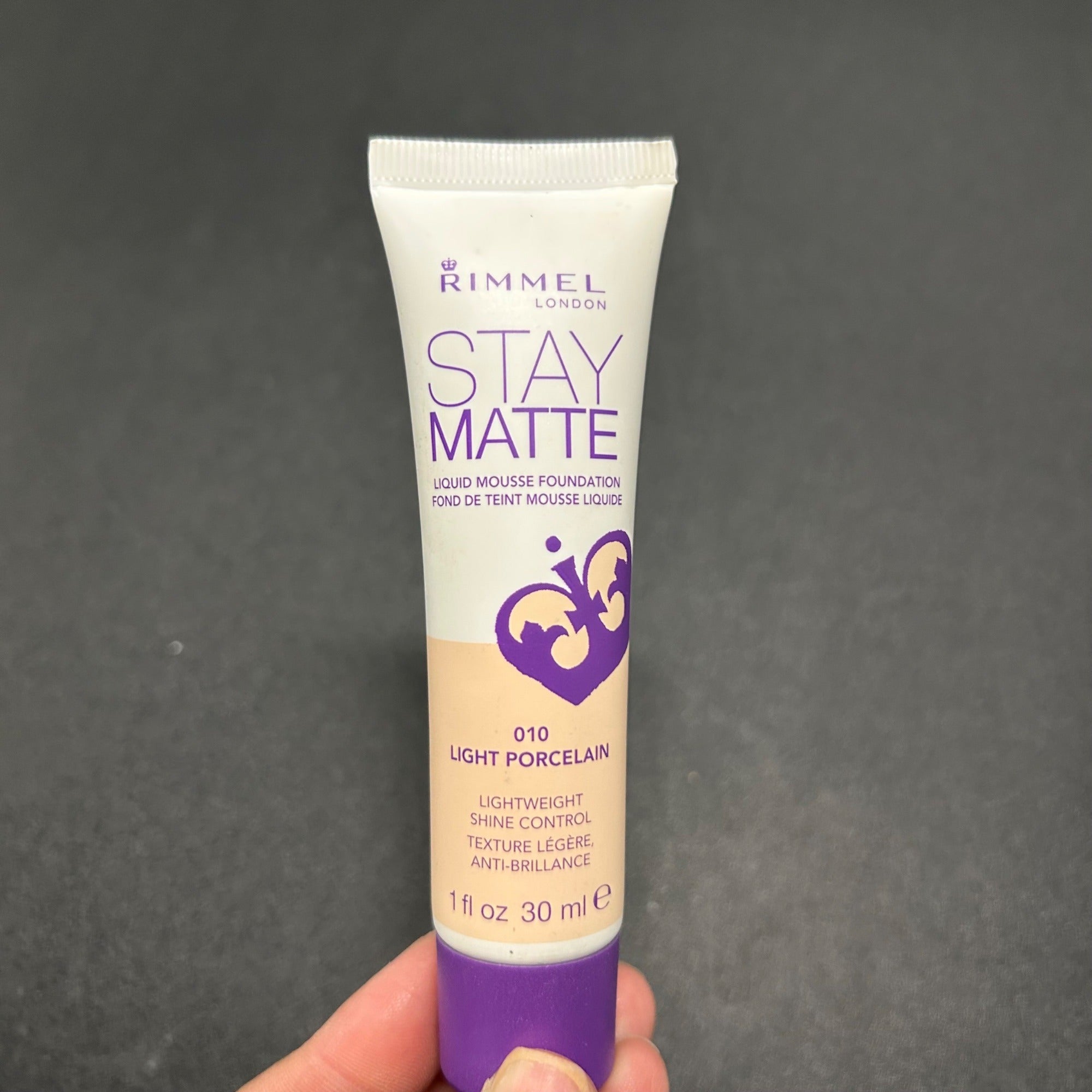 Rimmel London 2PK Stay Matte Foundation 010 Light & Fair Porcelain Shades