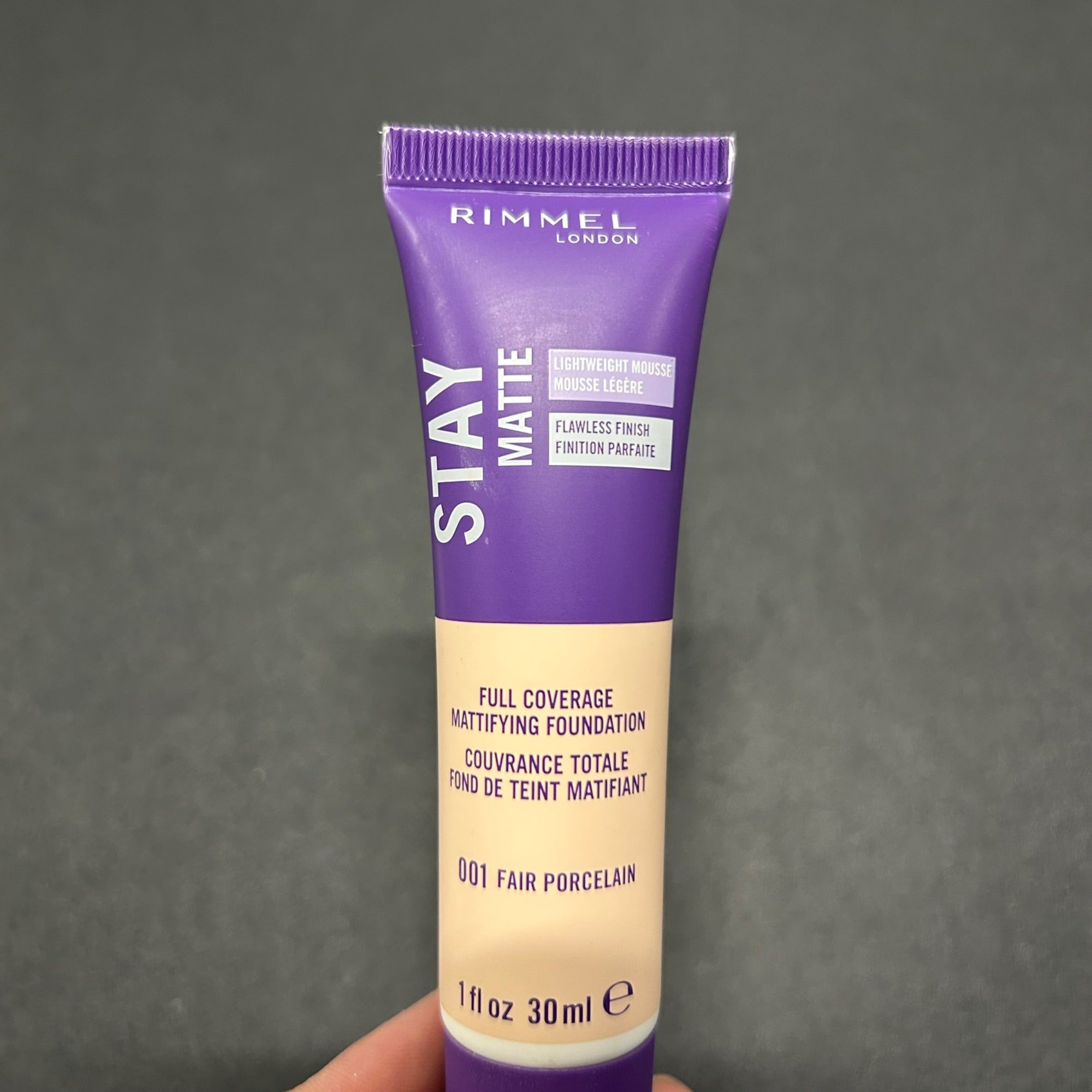 Rimmel London 2PK Stay Matte Foundation 010 Light & Fair Porcelain Shades