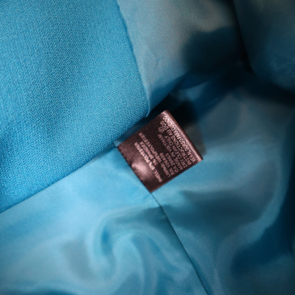 DG-181 Tahari Arthur S. Levine Women's Blazer & Skirt Suit Teal Petite Size 14P