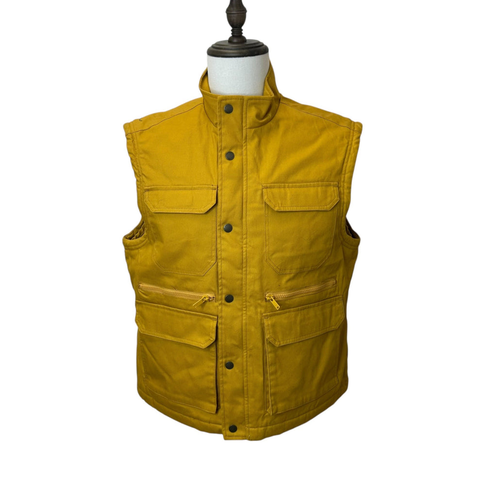 K-78 Woolrich X Target Men's Fisherman Vest Gold Size Small