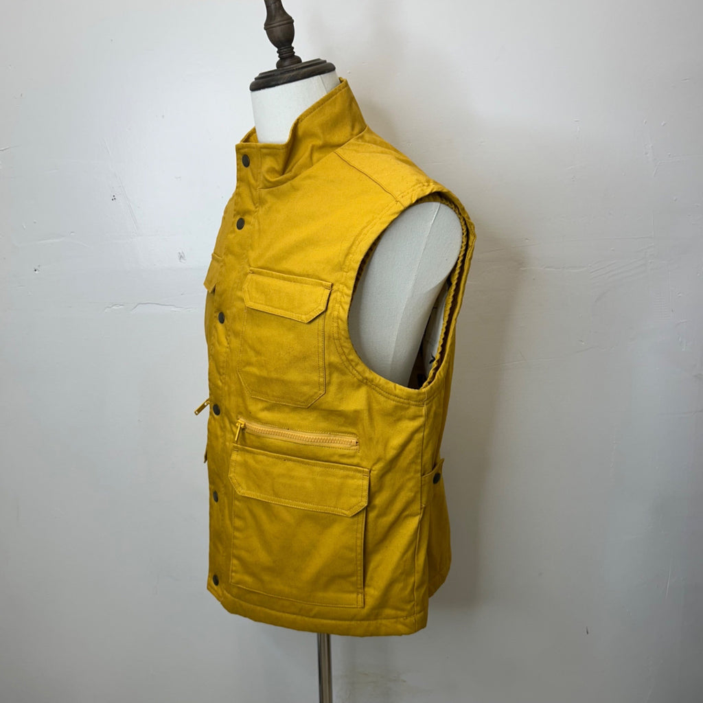 K-78 Woolrich X Target Men's Fisherman Vest Gold Size Small
