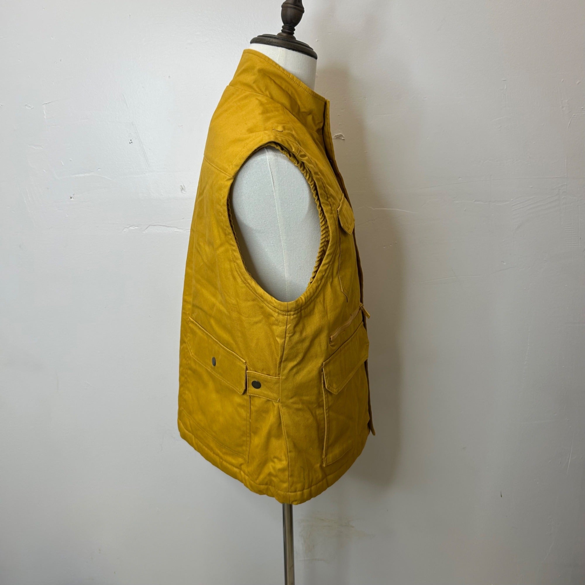 K-78 Woolrich X Target Men's Fisherman Vest Gold Size Small