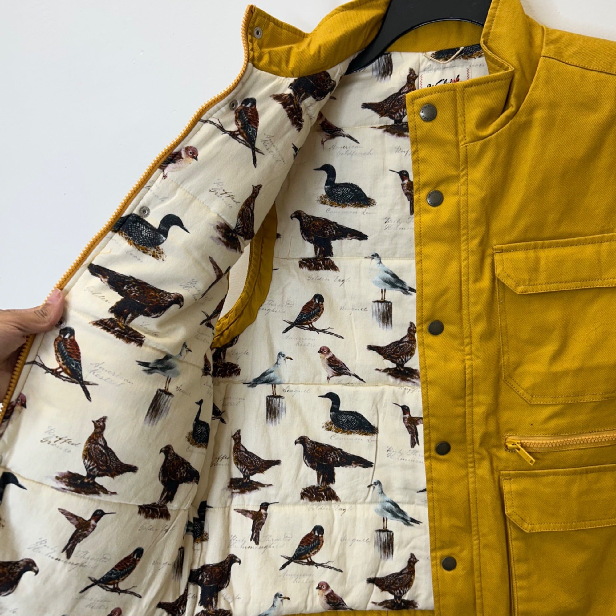 K-78 Woolrich X Target Men's Fisherman Vest Gold Size Small
