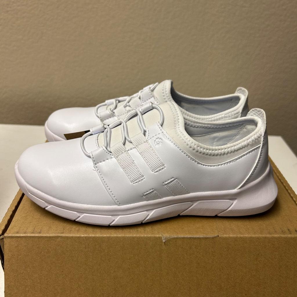 Shoes For Crews Women's Size 6 Slip-Resistant Sneakers, White