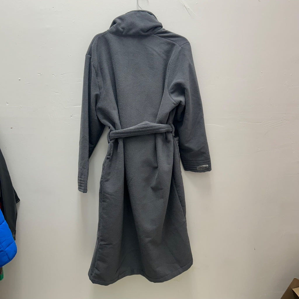 K-183 Auden Women's Terry Bath Robe Dark Gray M/L: Heavyweight Knit