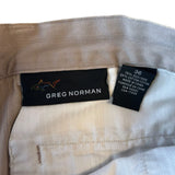 Greg Norman Men's Size 36 Beige Chino Shorts