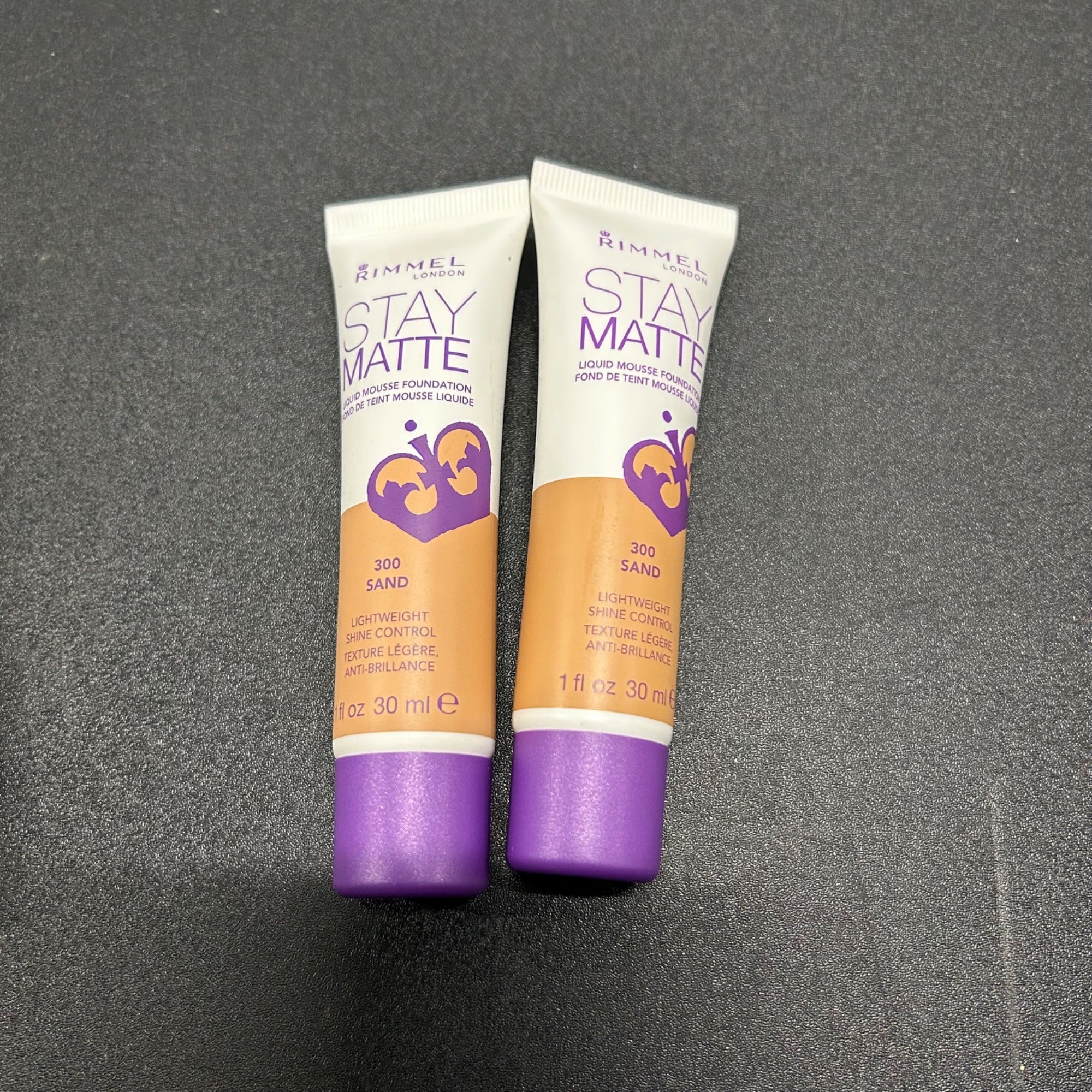 Rimmel London 2 PK Stay Matte Liquid Mousse Foundation 300 Sand 1 Fl Oz