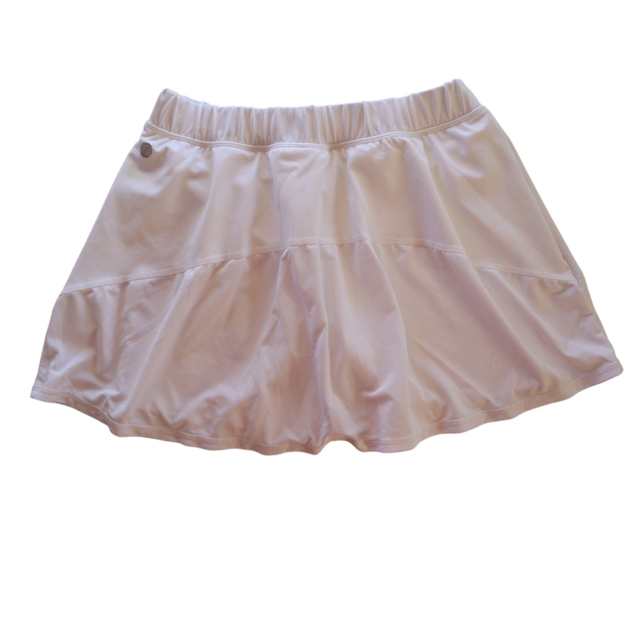 Z By Zella Womens Activewear Skirt Size L (10/12) White Elastic Waist