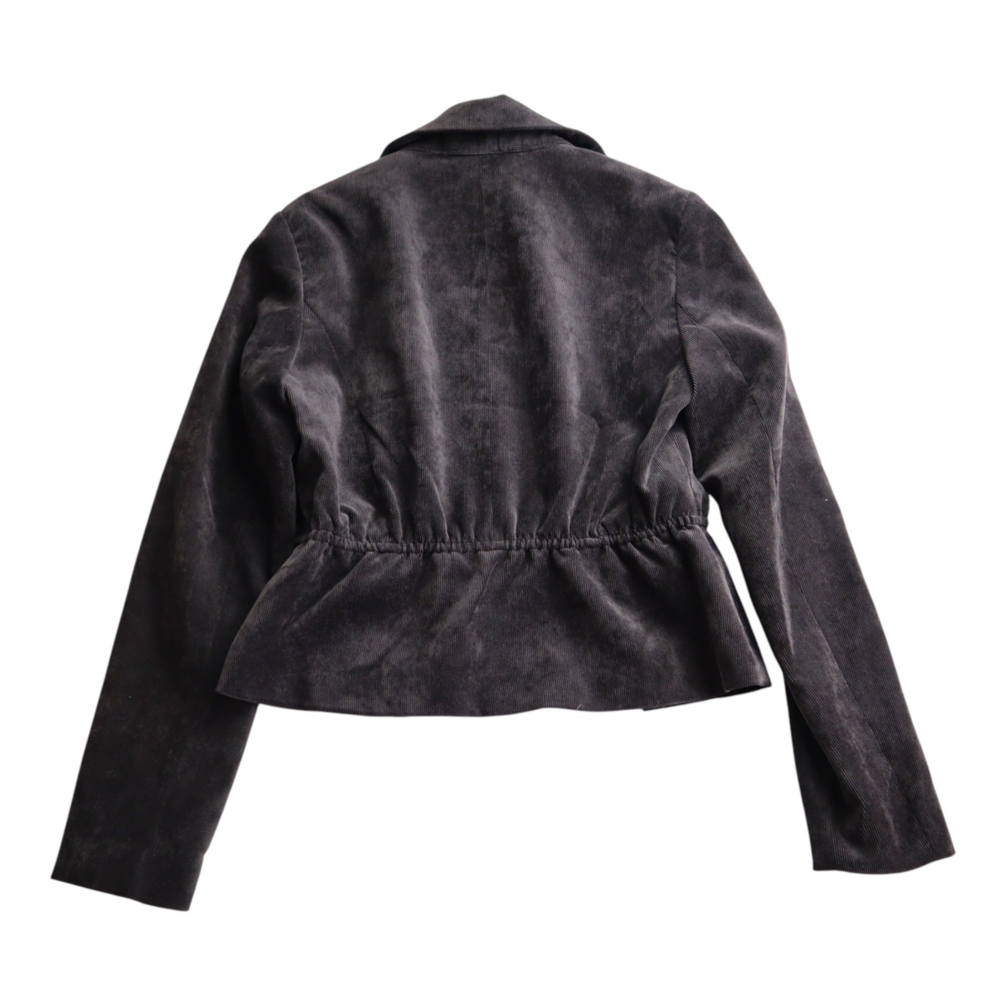 Chelsea and Theodore Black Corduroy Blazer Jacket Women's Size 8