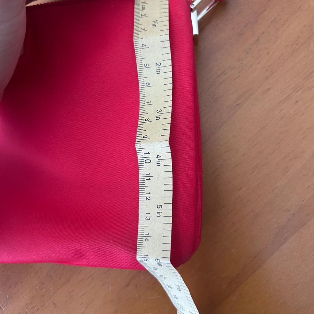 Kate Spade New York Red Nylon Zip Top Crossbody Bag