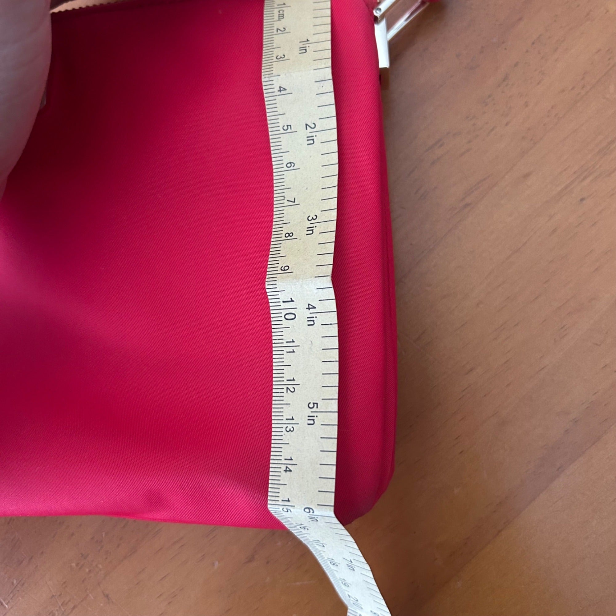 Kate Spade New York Red Nylon Zip Top Crossbody Bag