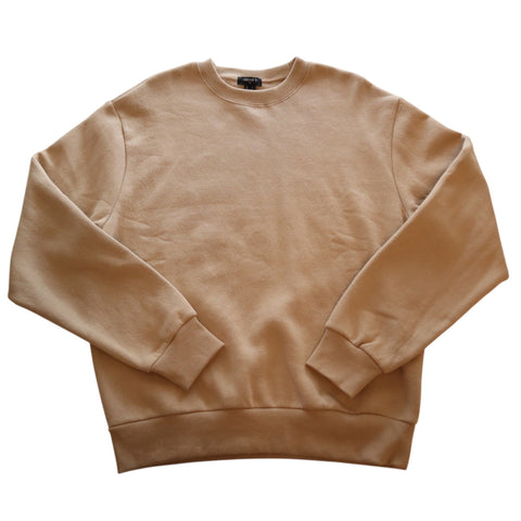 Forever 21 Men's Apparel Size Small Tan Crew-neck Sweatshirt New with Tags