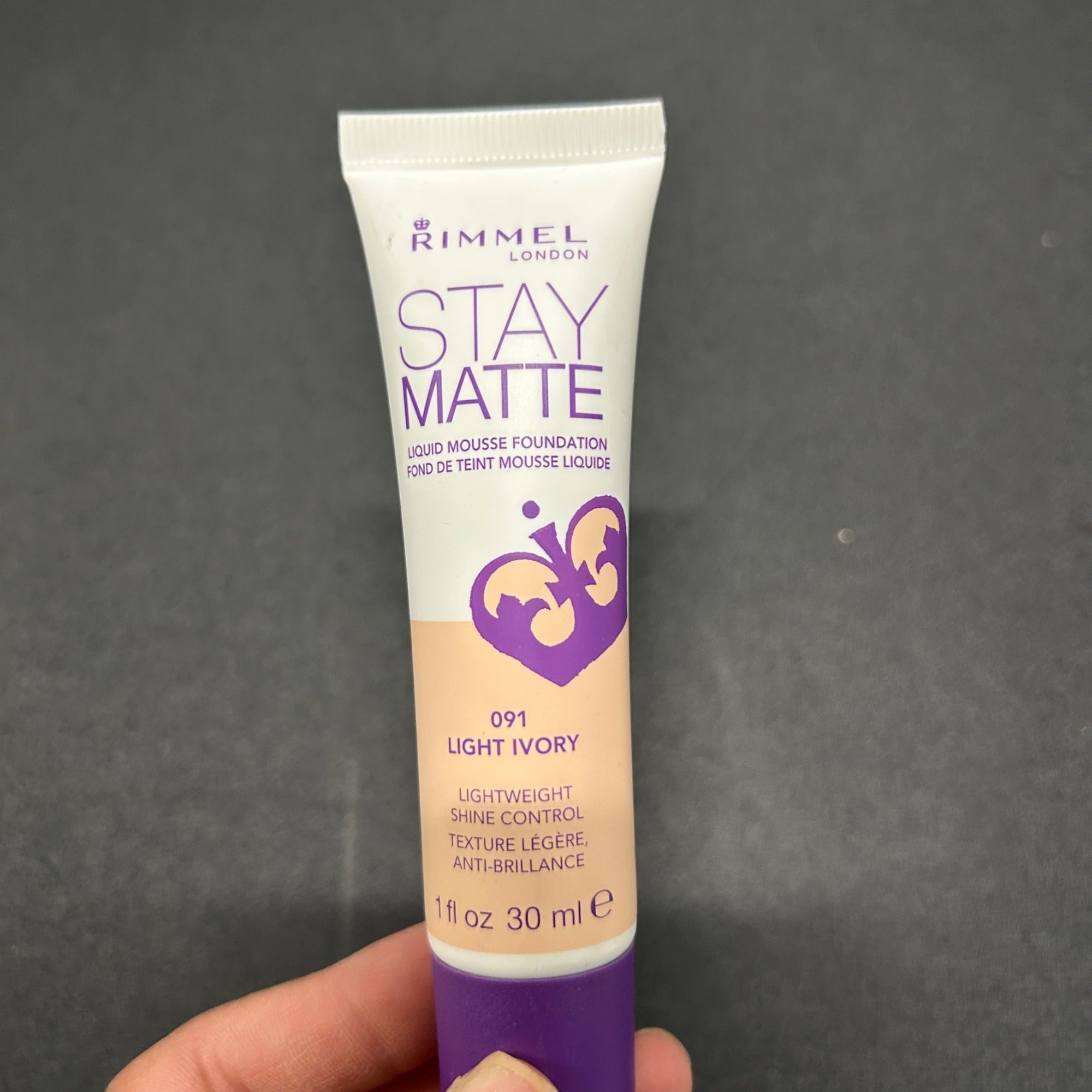 Rimmel London 2 PK Stay Matte Liquid & Full Coverage Foundation 091 Light Ivory