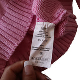 Brandy Melville  Women's Pink V-Neck Button-Up Cardigan Sweater One Size