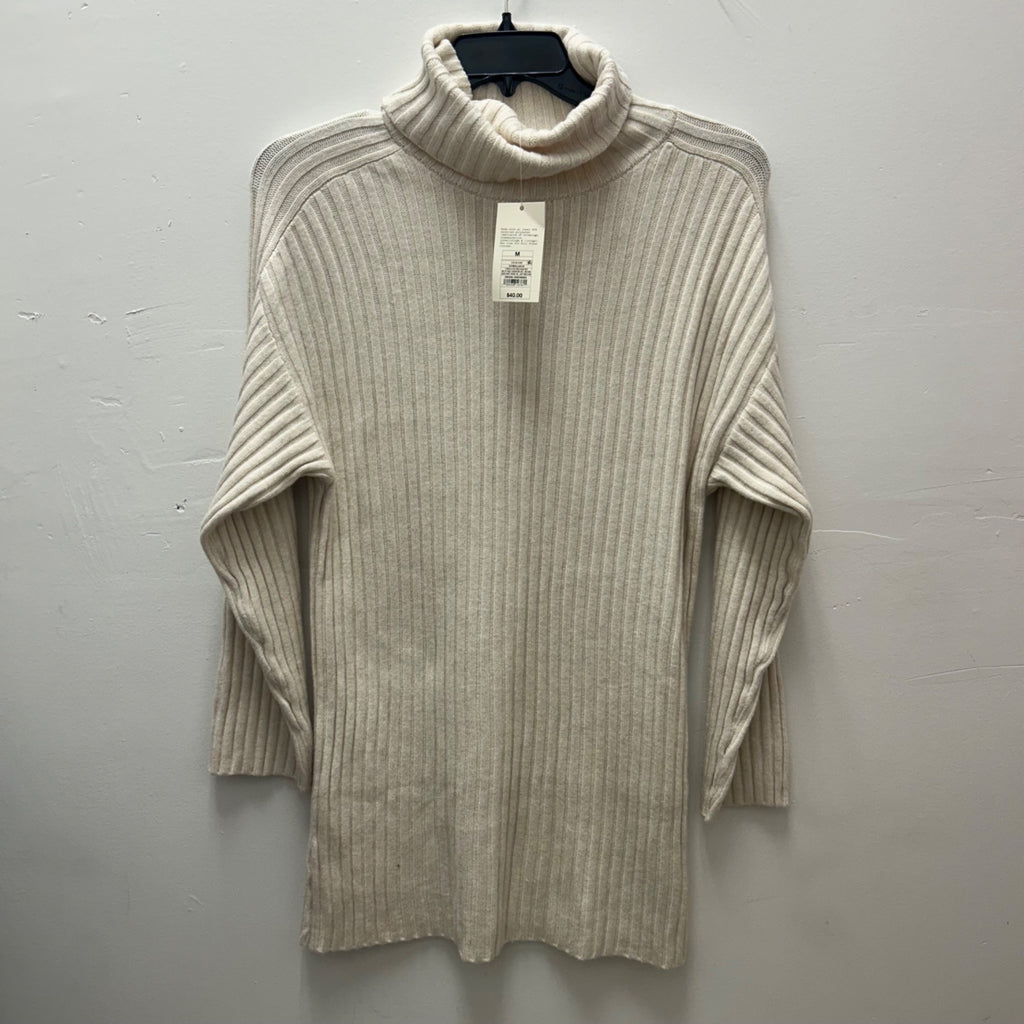 K-161 A New Day Mini Sweater Dress Oatmeal Women's Size Medium