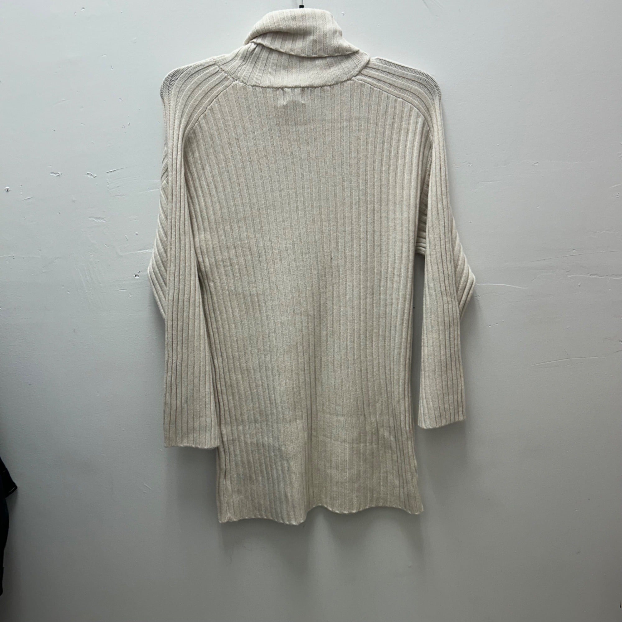 K-161 A New Day Mini Sweater Dress Oatmeal Women's Size Medium