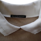 Brandy Melville Beige Collared Sweatshirt For Women One Size