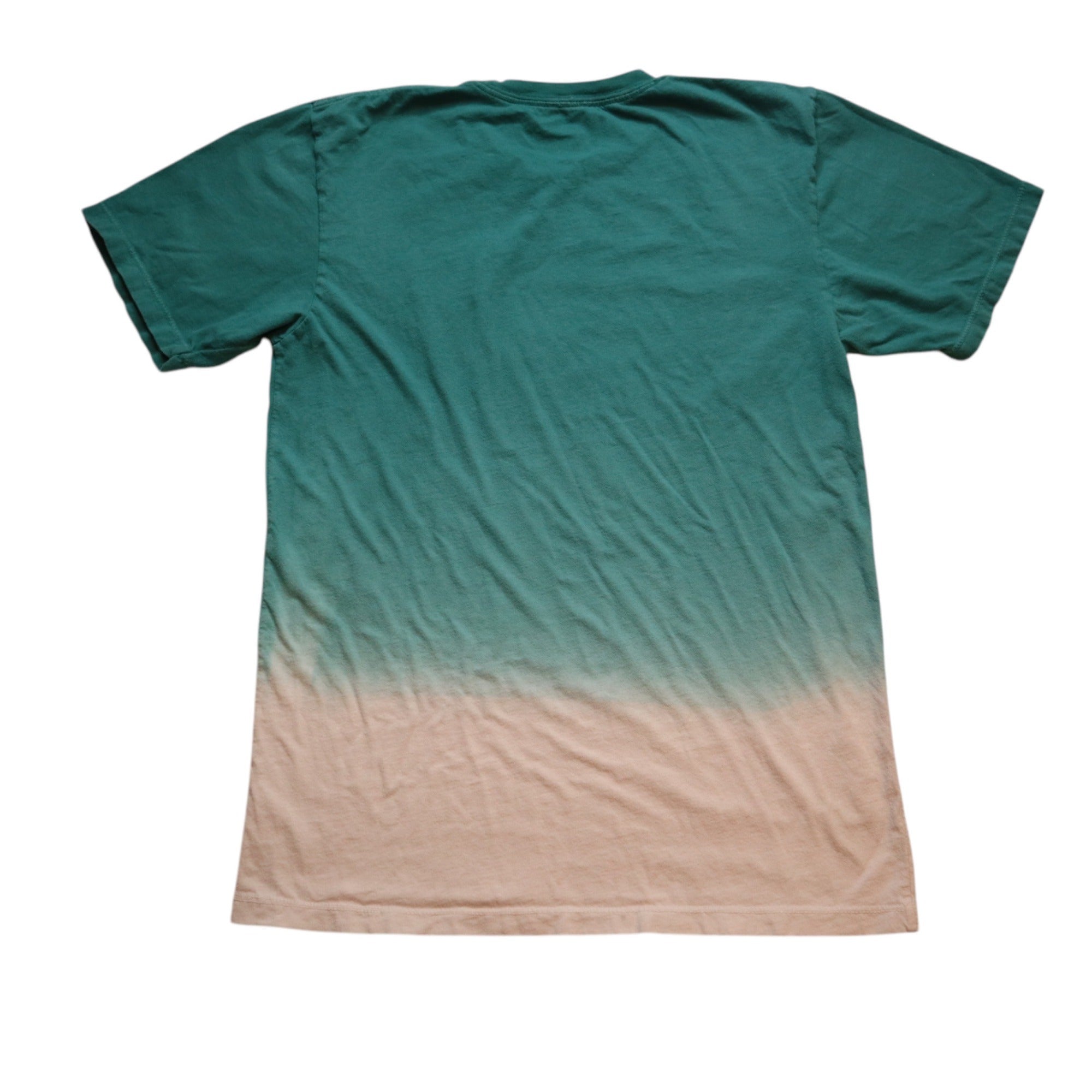 Huf Men's Gradient Teal & Beige T-Shirt Size Small