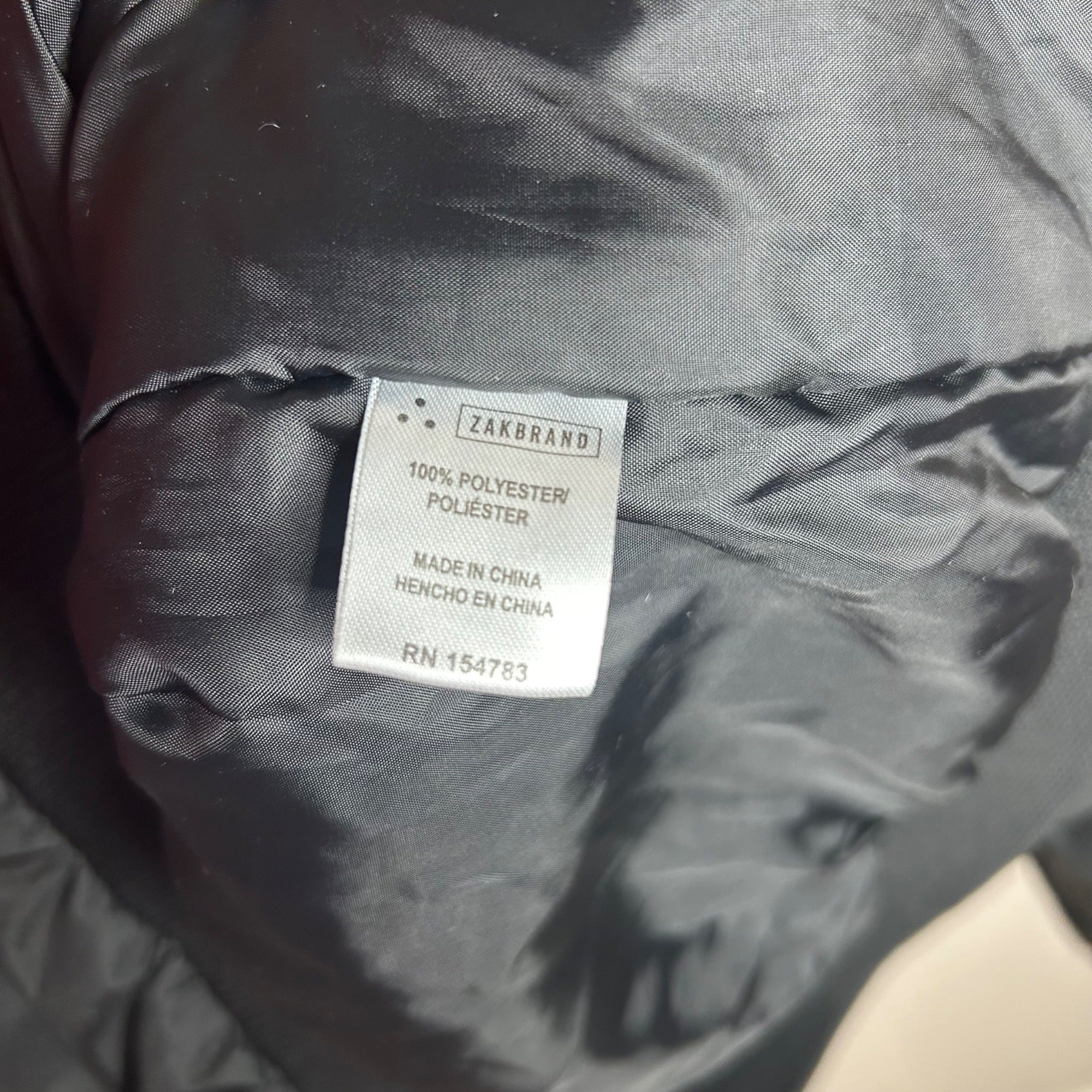 #710 Zakbrand Men's X-Large Black Jacket