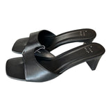 A New Day "Lindie" Black Low Heel Sandals Women's Size 8.5 NEW