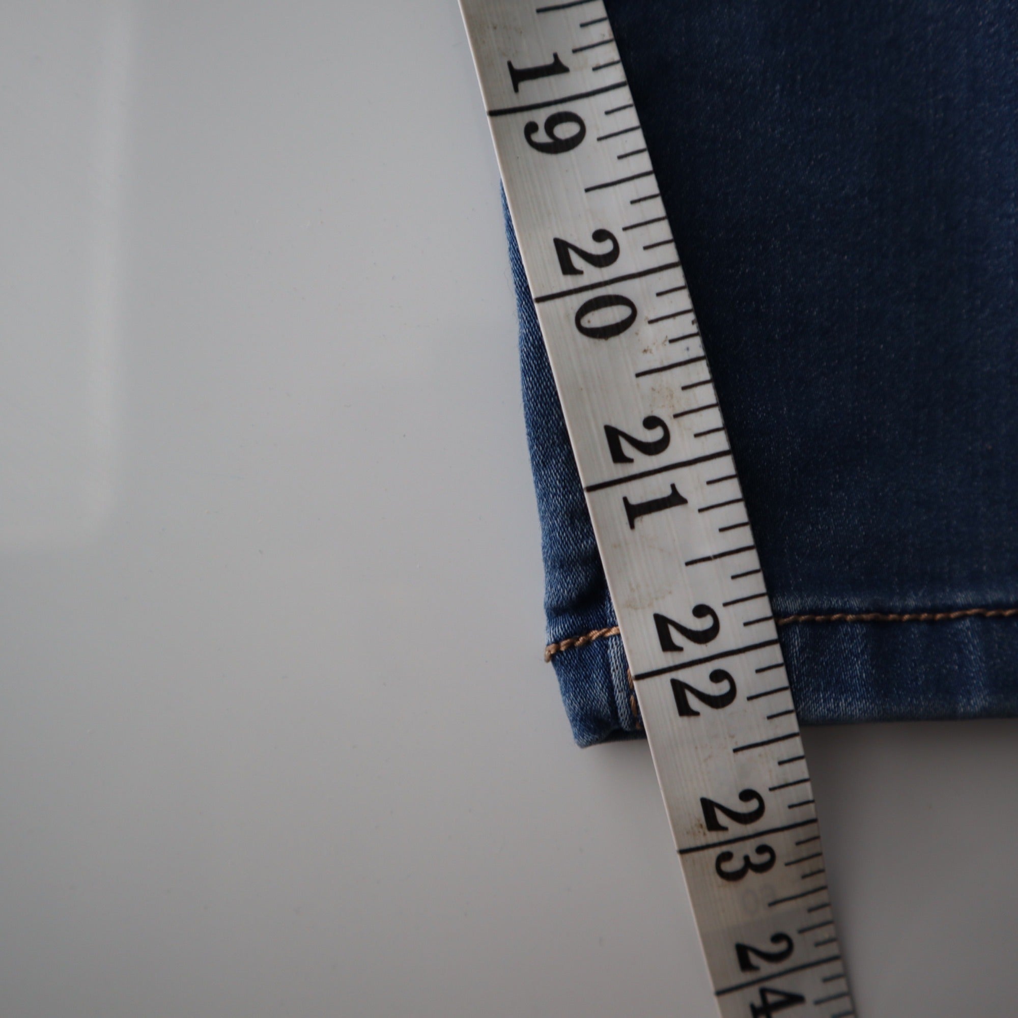 #921 INC Tummy Control Dark Wash Denim Skinny Leg Jeans Women's 16W