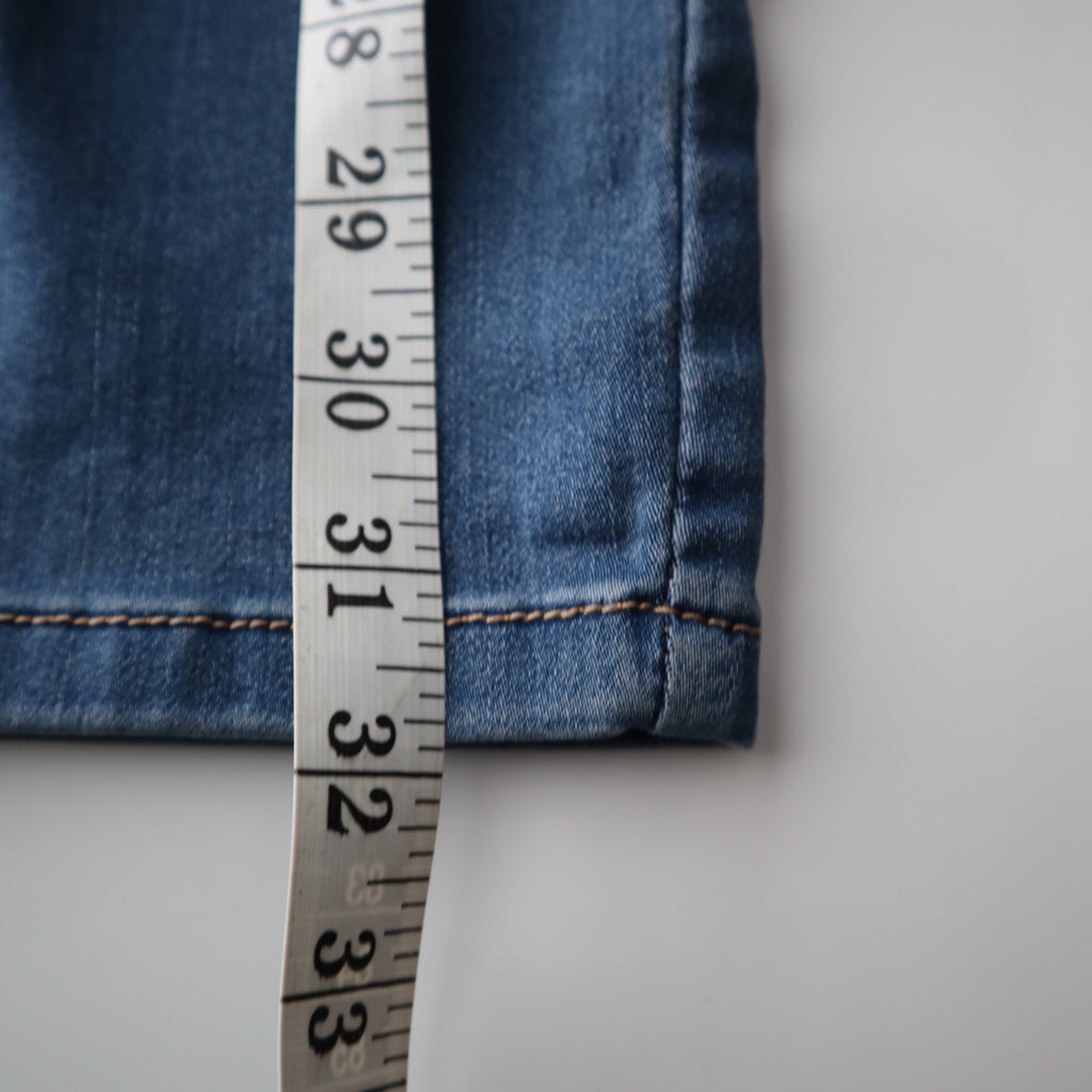 #921 INC Tummy Control Dark Wash Denim Skinny Leg Jeans Women's 16W