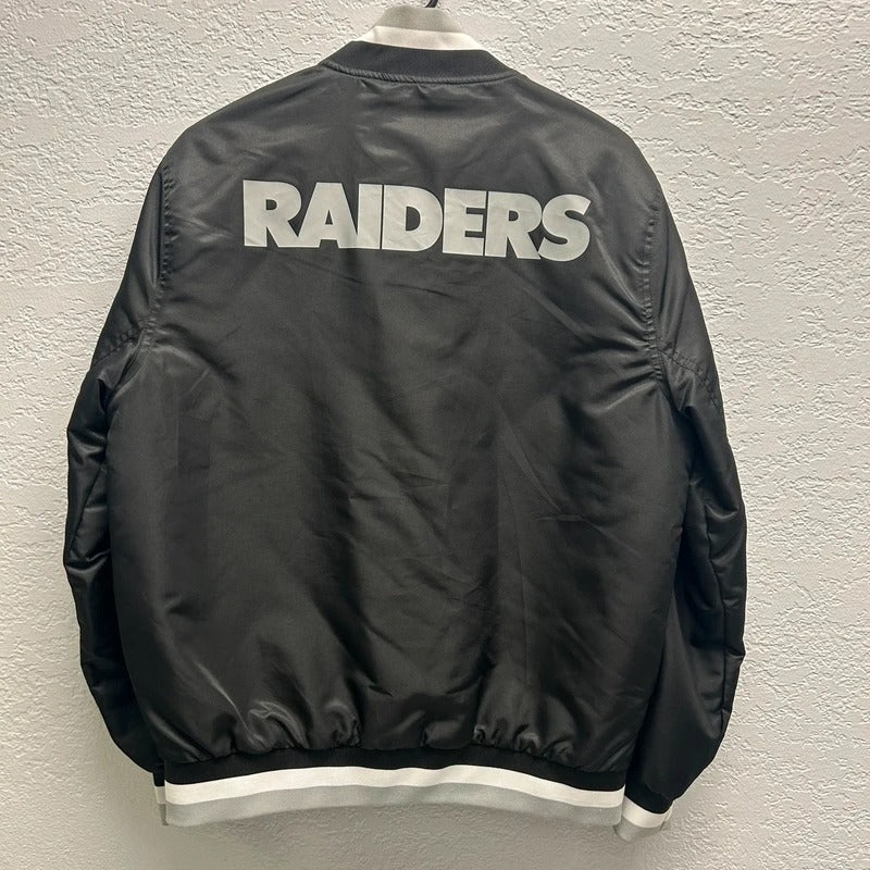 Raiders Men’s Size Small Sports Jacket, Black