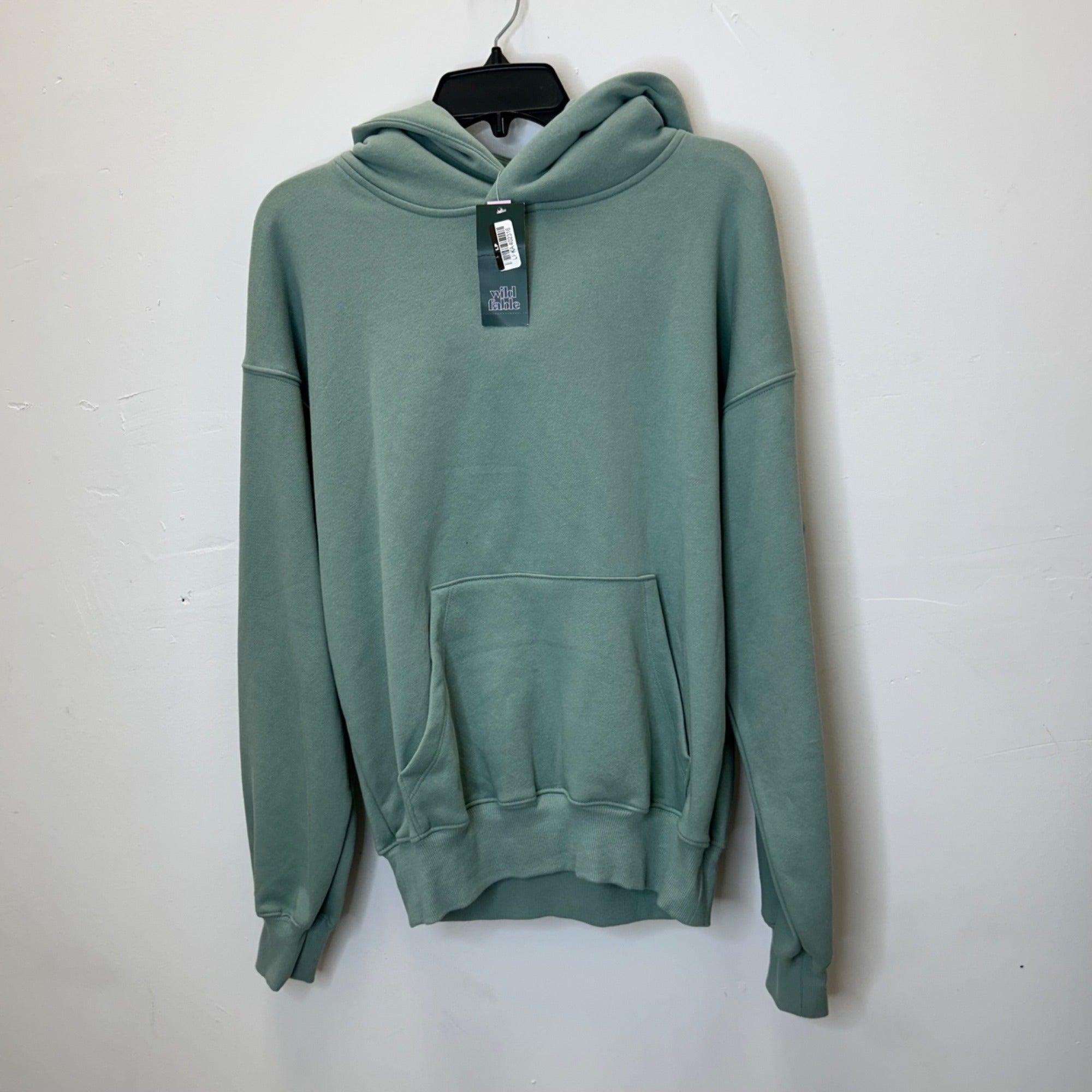 K-73 Wild Fable Women's Small Oversized Hooded Pullover Sweatshirt- Sage Green