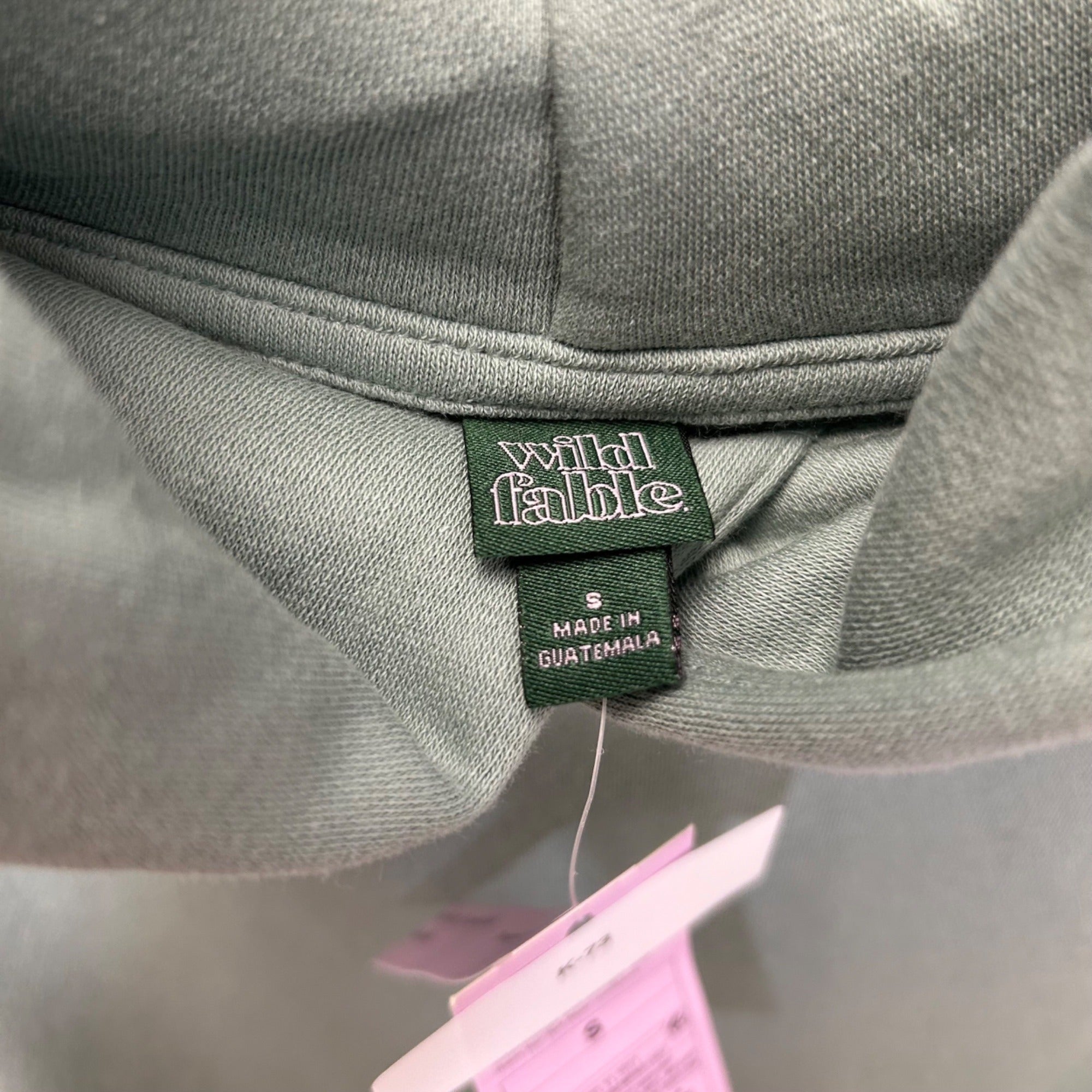 K-73 Wild Fable Women's Small Oversized Hooded Pullover Sweatshirt- Sage Green