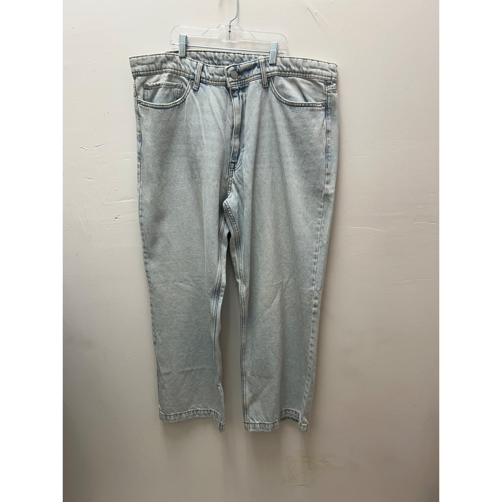 K-146 Original Use Men's 38x30 Baggy Fit Jeans - Light Wash Straight Leg