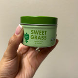 Hand in Hand Sweet Grass Plant-Based Wax Candle Lemon Zest & Vetiver 3 Oz.